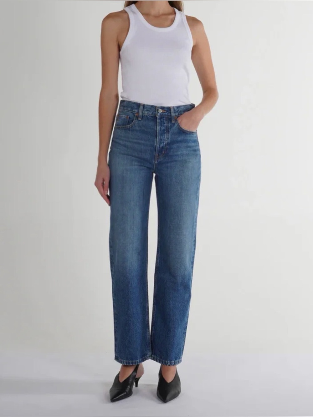 Etica Tyler Vintage Straight Medium Wash Edgemere Jeans Size 29 NWT